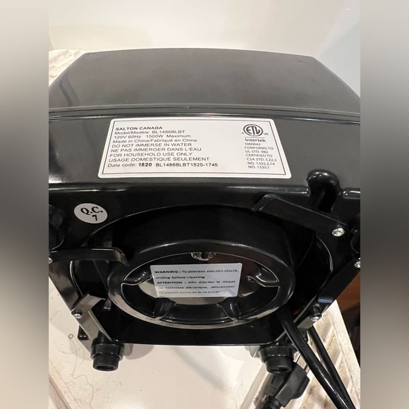 SALTON Harley Pasternak Power Blender Professional Grade - Picture 17 of 17